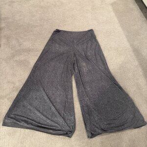 Wide Leg Glitter Elastic Pant